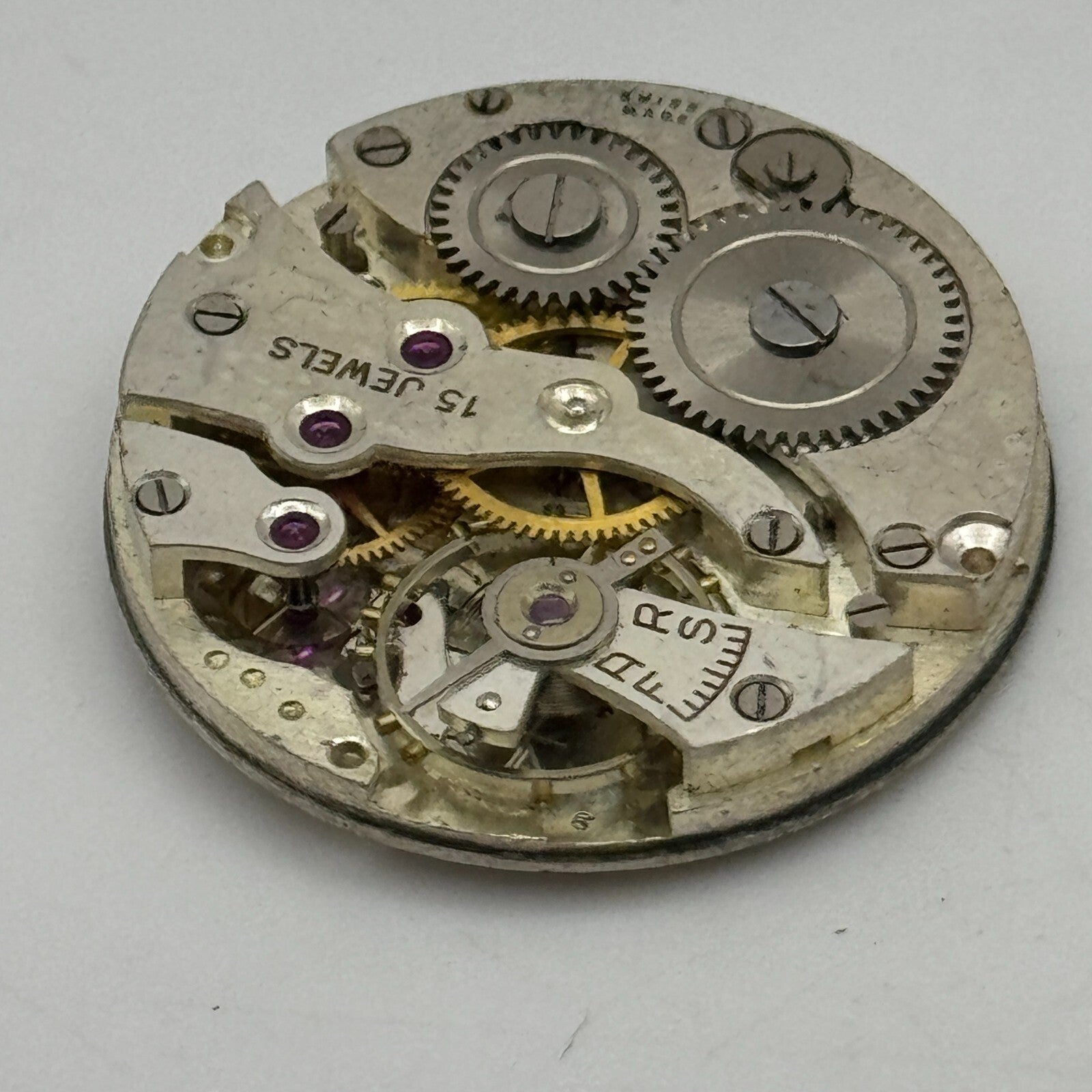 27mm Envoy AS 554 A Schild Men's 15 Jewels Manual Wind Watch Movement PARTS