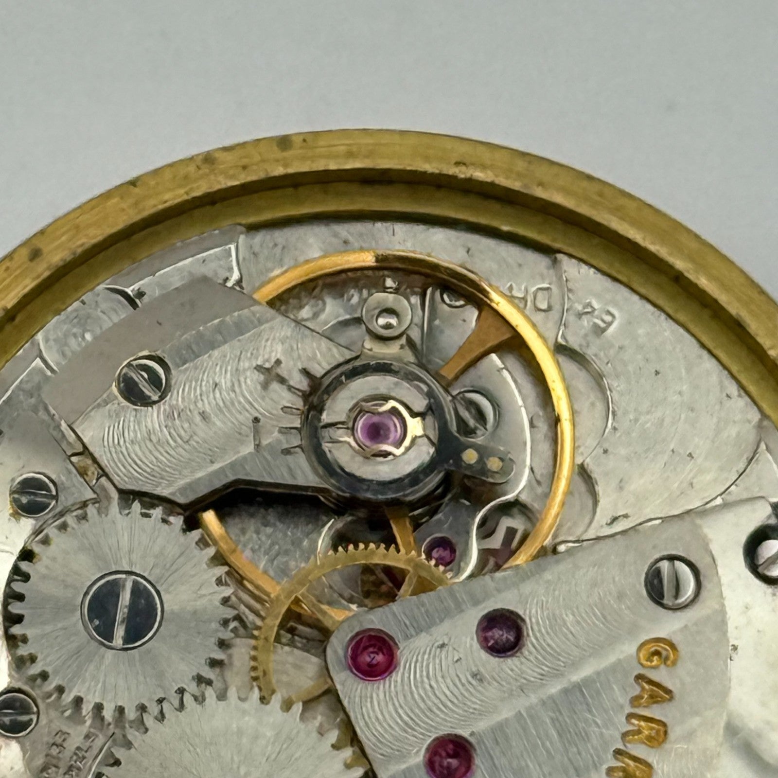 Garrard ETA 2391 Watch Movement Manual Wind Vintage Swiss Parts Repair 30.3mm