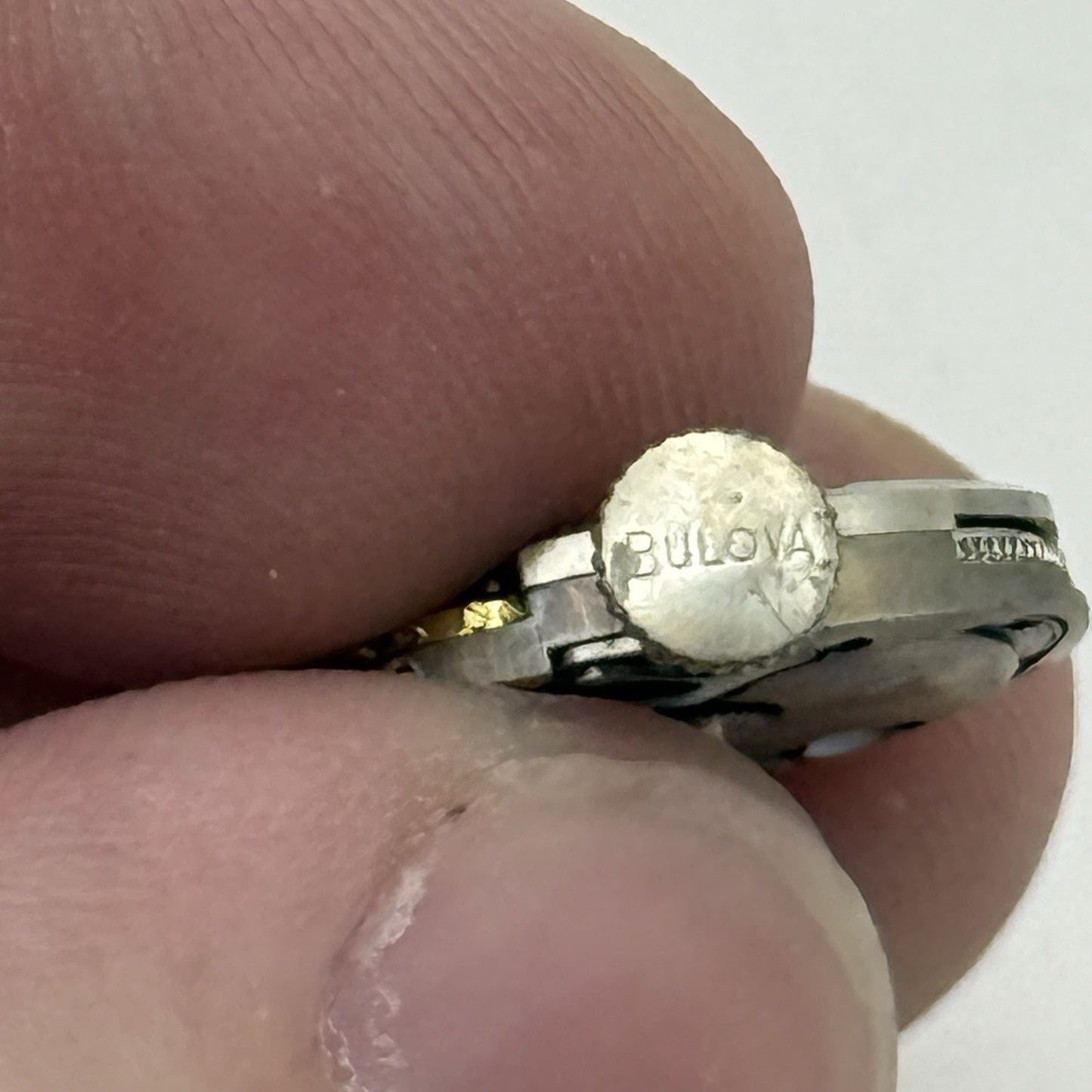 13.2mn Vintage Ladies Bulova 5AD Manual Wind Swiss Watch Movement PARTS REPAIR