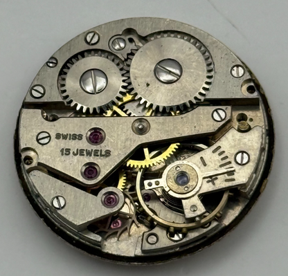 Avia AS 1123 1124 Watch Movement Manual Wind Vintage Swiss Parts Repair 23.5mm
