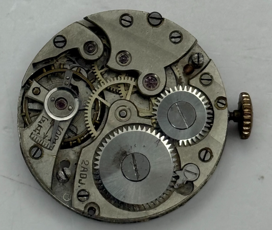 23.5mm Vintage Hora 2adj Trench Manual Wind Watch Movement PARTS REPAIR
