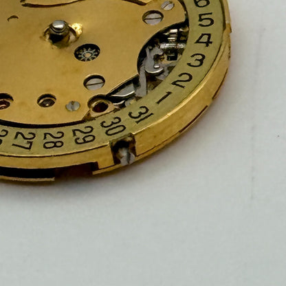 Peseux P 7046 Watch Movement Manual Wind Vintage 17 Jewels Swiss Parts 23.6mm