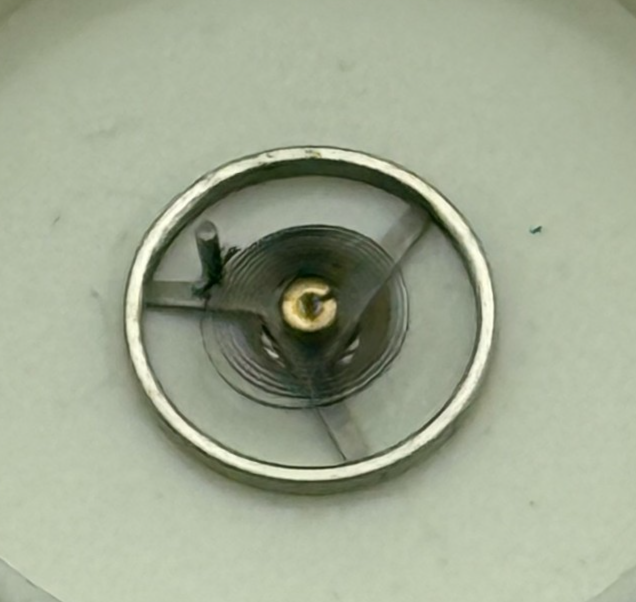 AS 1677 Balance Wheel Complete And Spring 5''' 1417 M Watch Movement Parts NOS