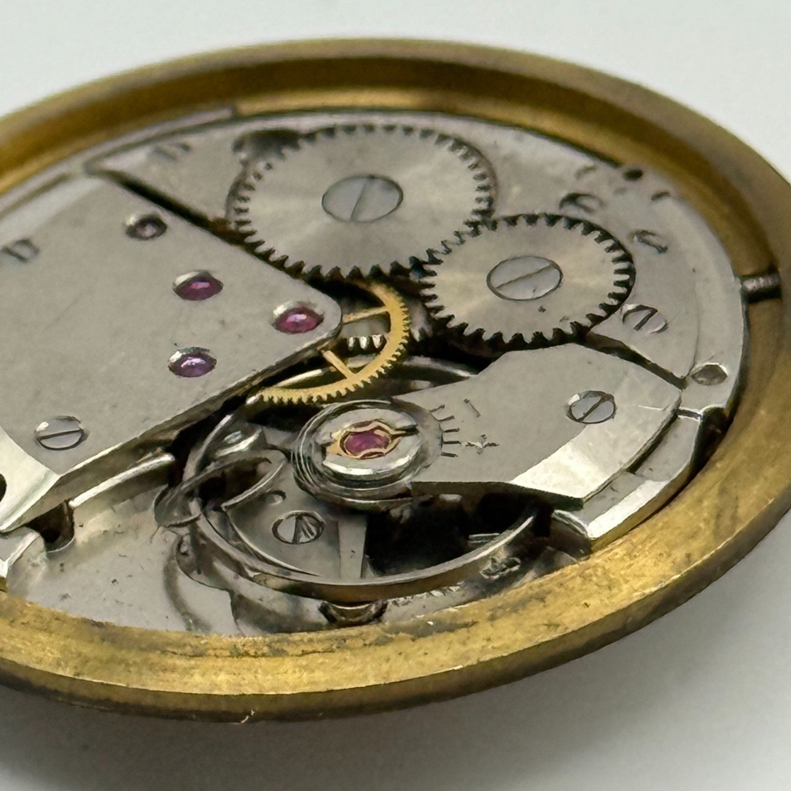 ETA 2408 Watch Movement Avia Manual Wind Vintage Swiss Parts Repair 31.4mm