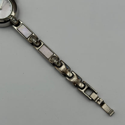 Limit Ladies Quartz Watch Pink MOP Dial Silver Tone Bracelet Working 19mm