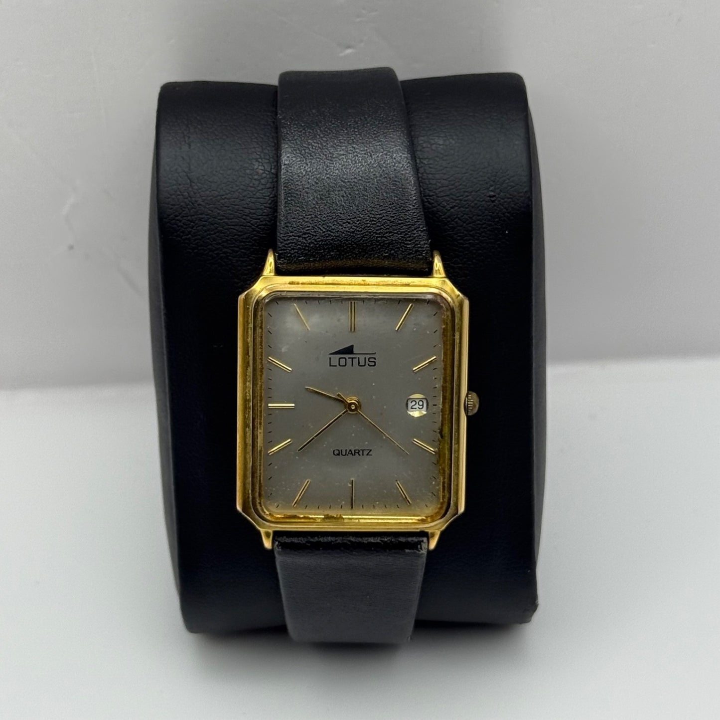 Working Ladies Lotus Date Dial Quartz 26mm Quartz Watch PUW Movement New Battery