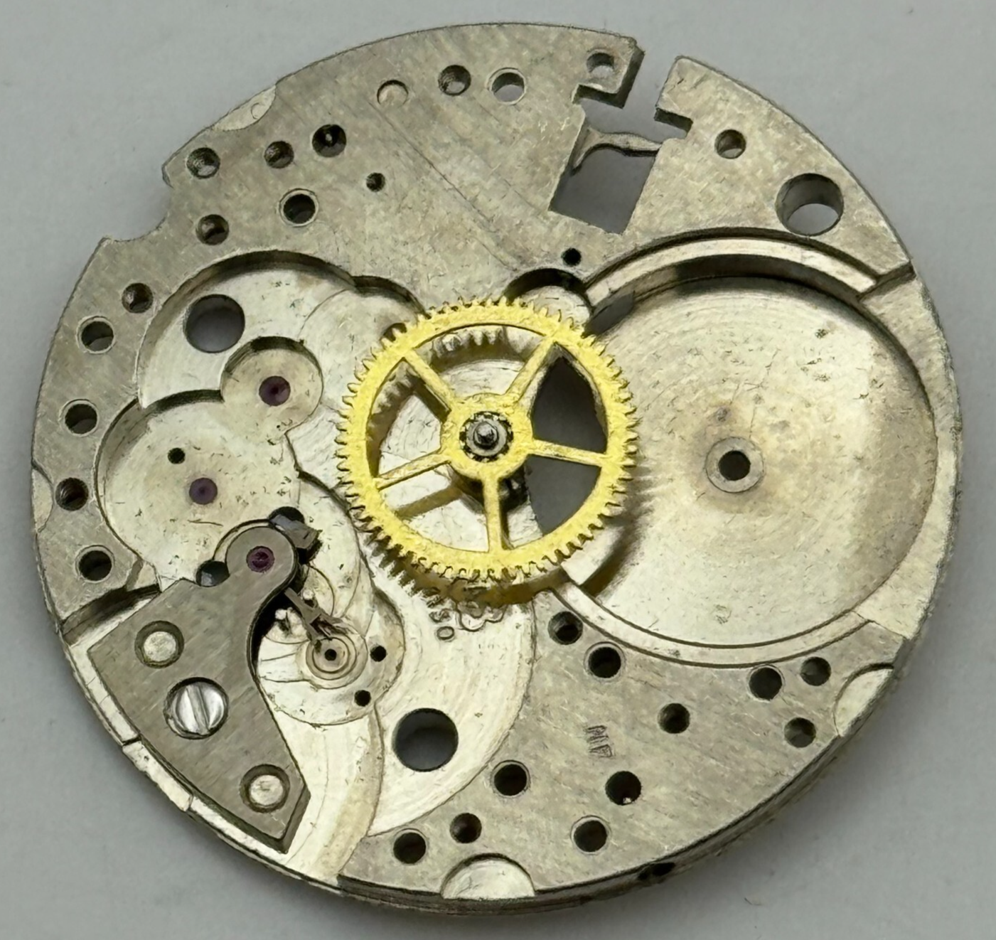 29.3mm Men's AS 1130 Main Plate Manual Wind Partial Watch Movement Vintage PARTS