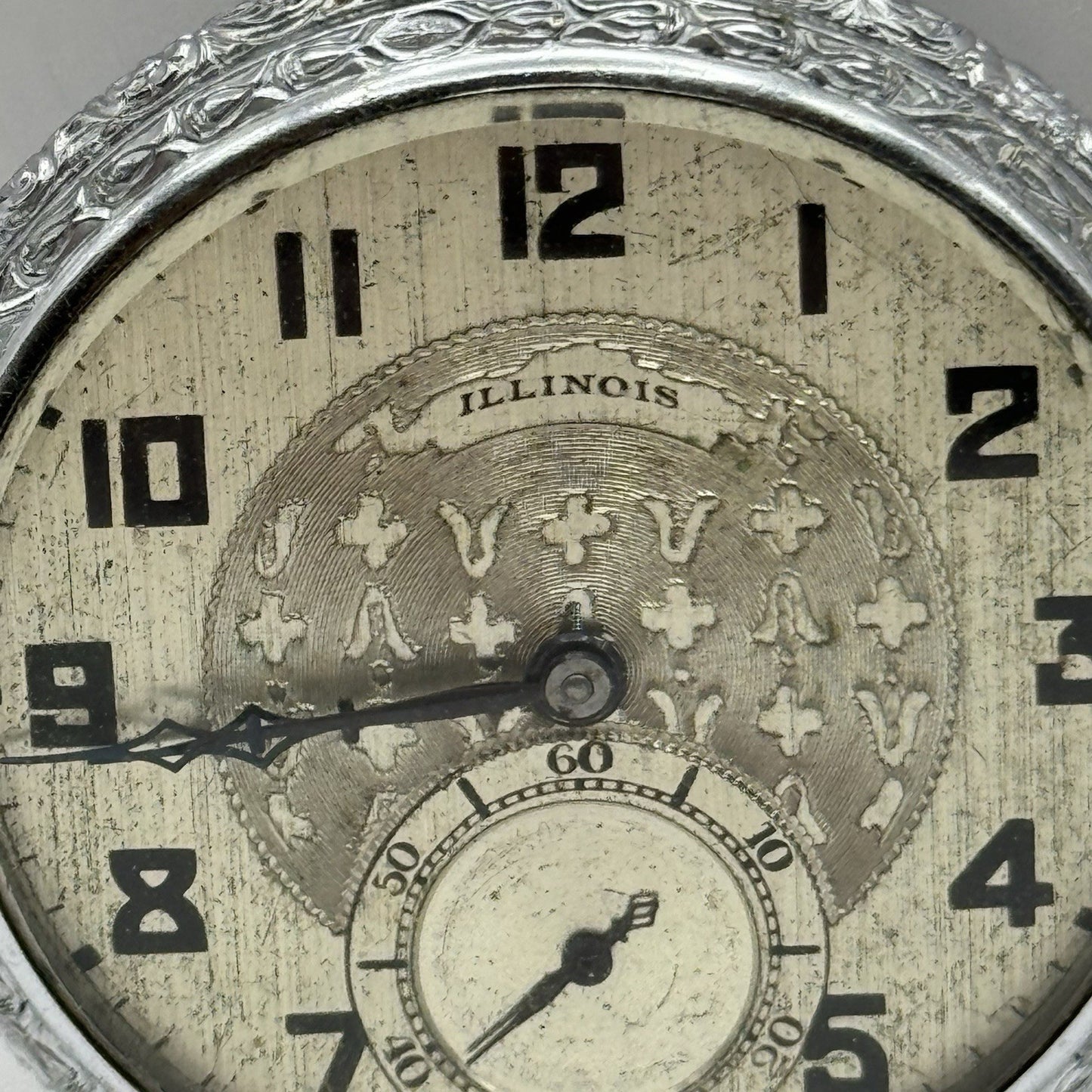 12S Illinois The Master Double Roller Grade 405 Model 3 Pocket Watch TO RESTORE
