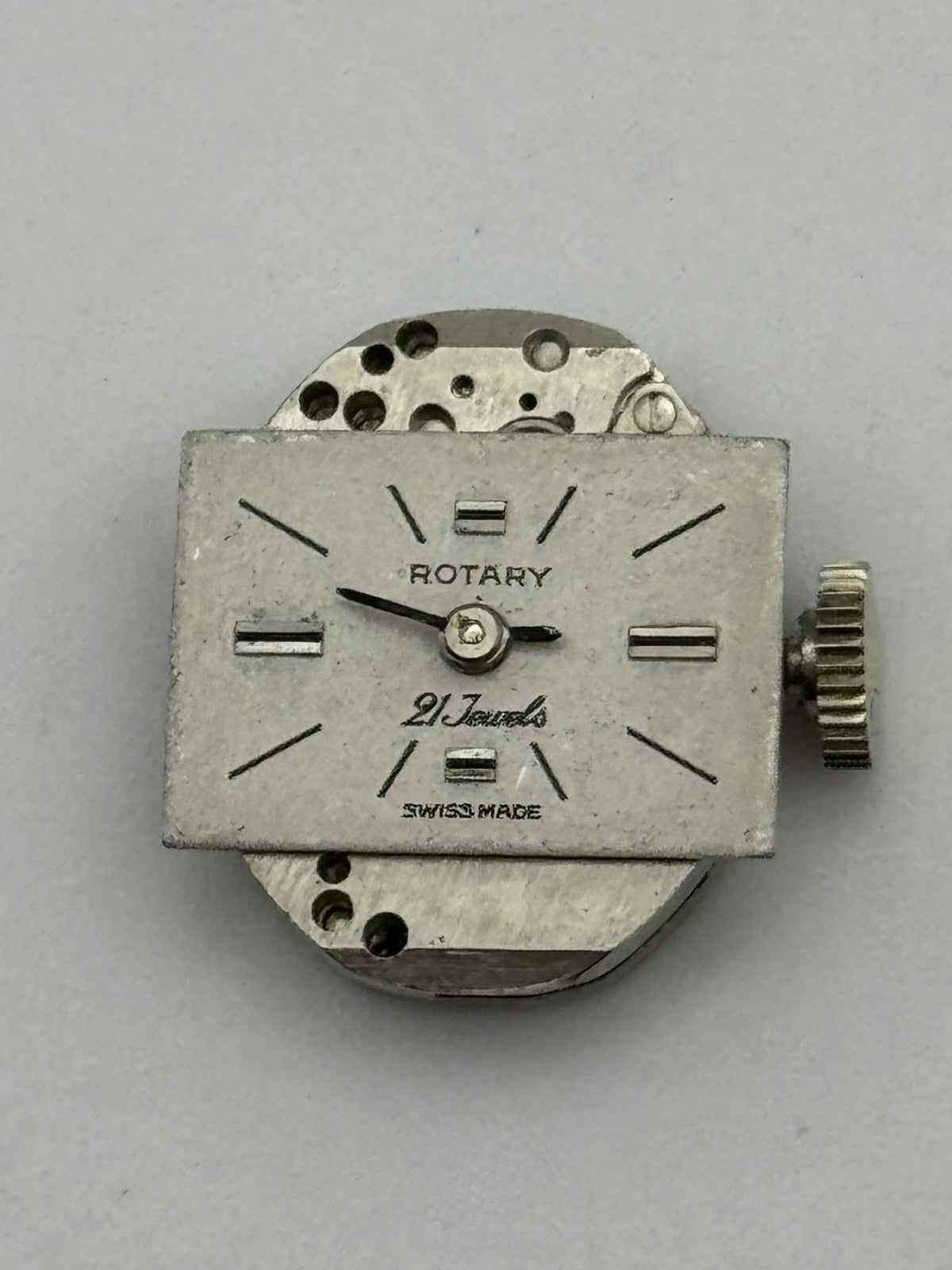 12.9mm Vintage Rotary AS 1677 Manual Wind Swiss Watch Movement PARTS REPAIR