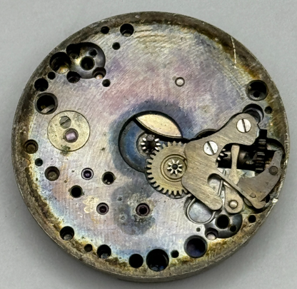 23.6mm Unidentified 15 Jewels Manual Wind Watch Movement Swiss Vintage PARTS