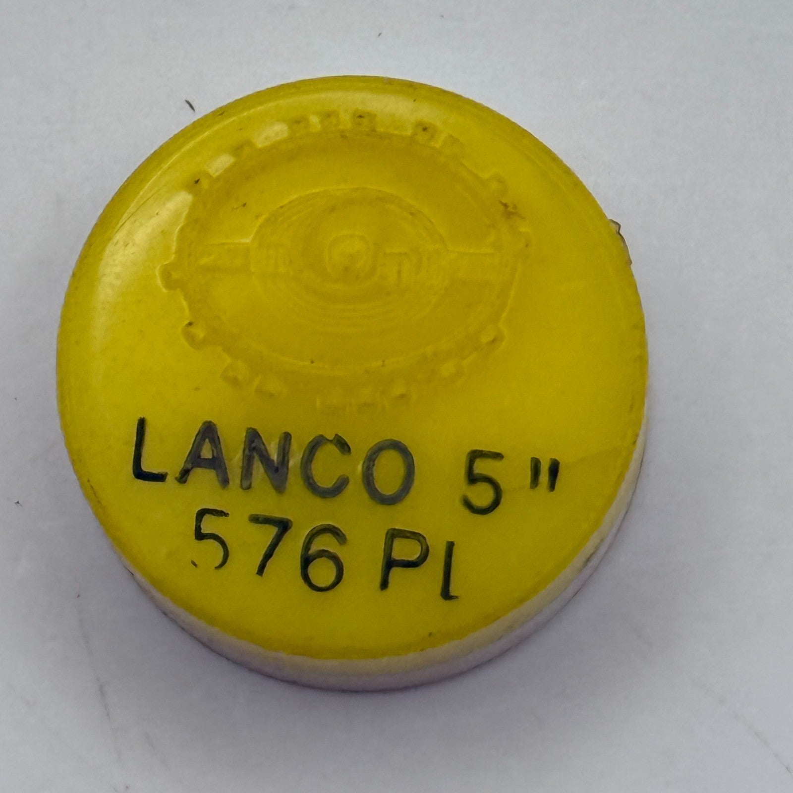 Lanco 576 Balance Wheel Complete And Spring  5’’’ PL Watch Movement Parts NOS