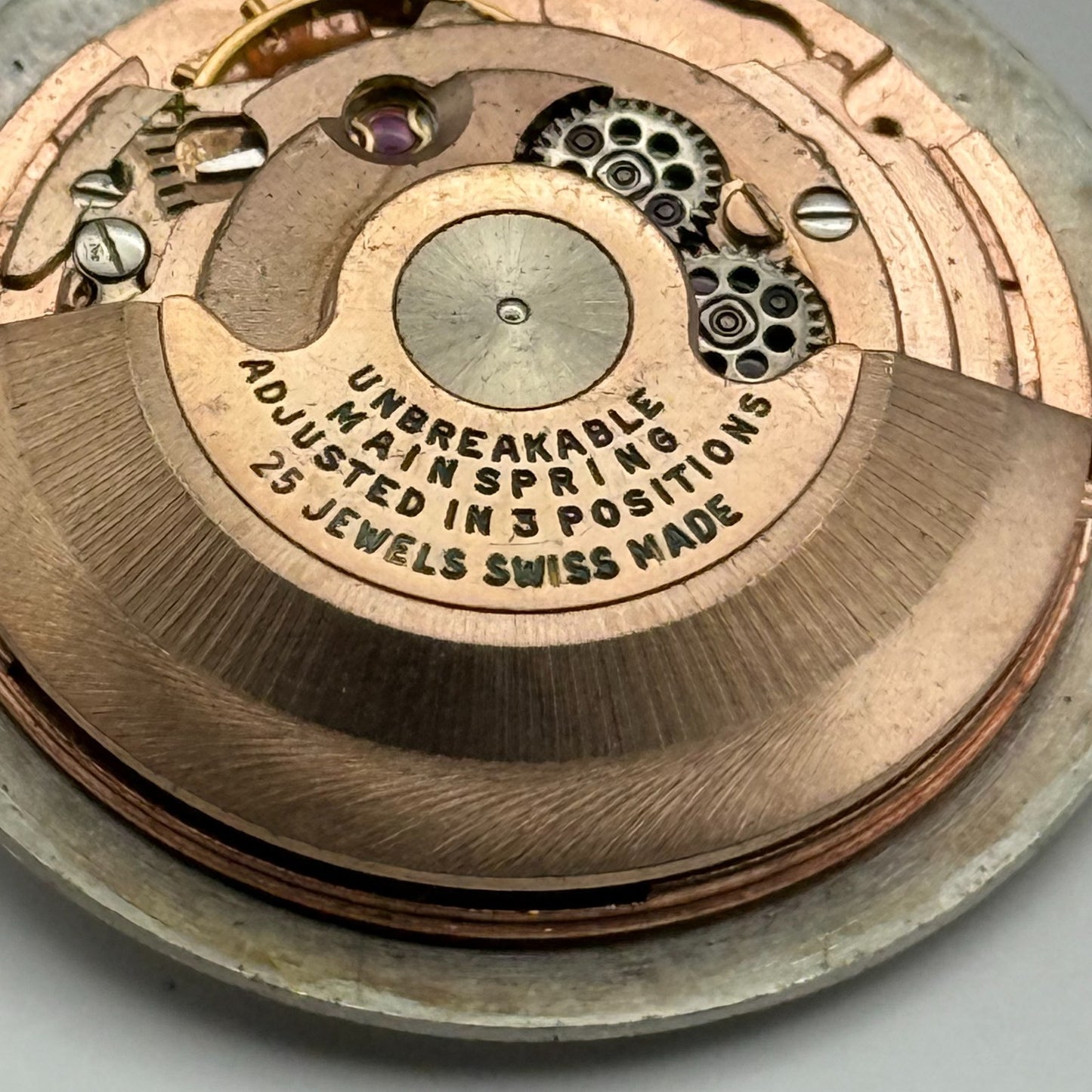 ETA 2451 Watch Movement Automatic Senate 25 Jewels Vintage Parts Repair 25.6mm