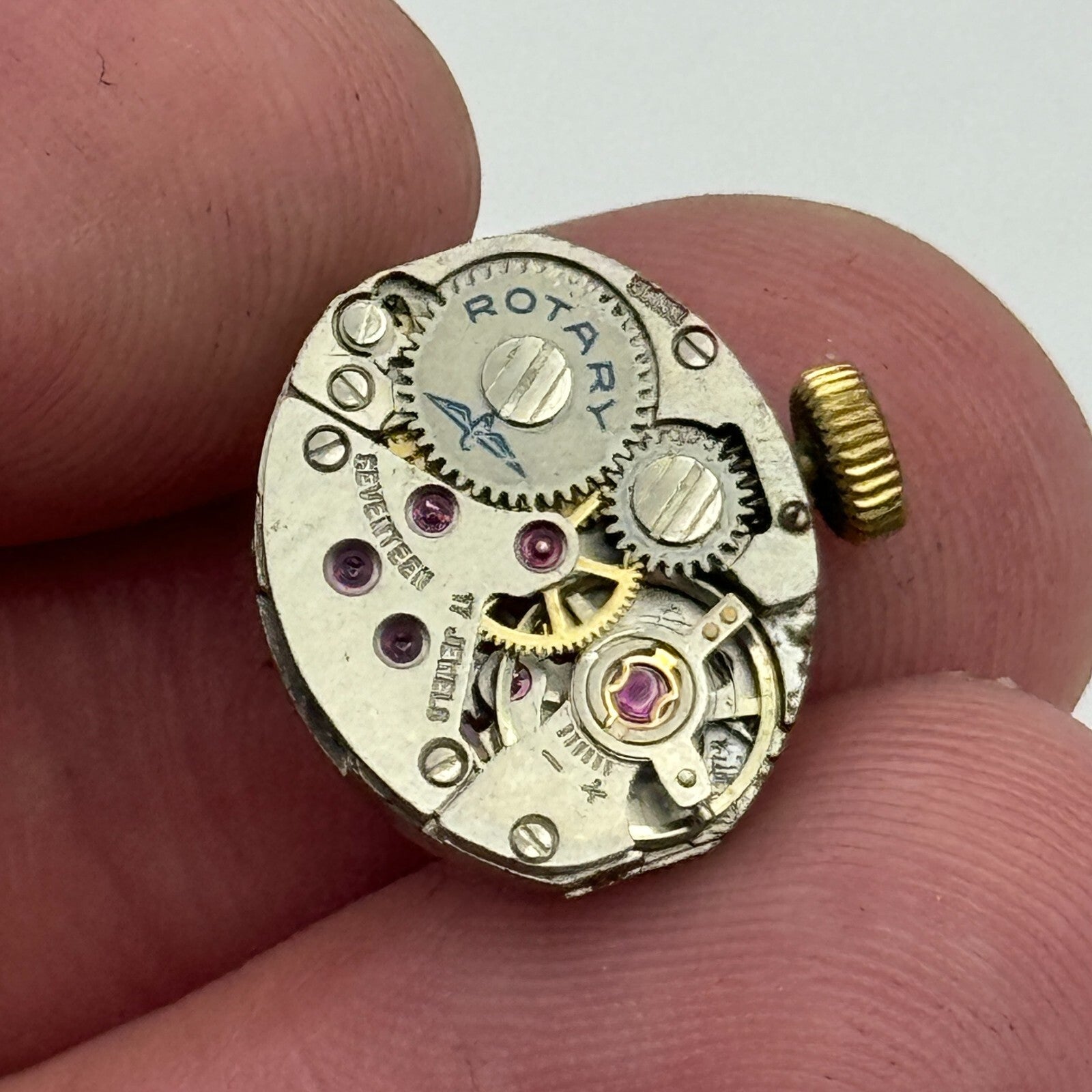 12.9mm Ladies Rotary AS 1977-2 A Schild Manual Wind Swiss Watch Movement PARTS