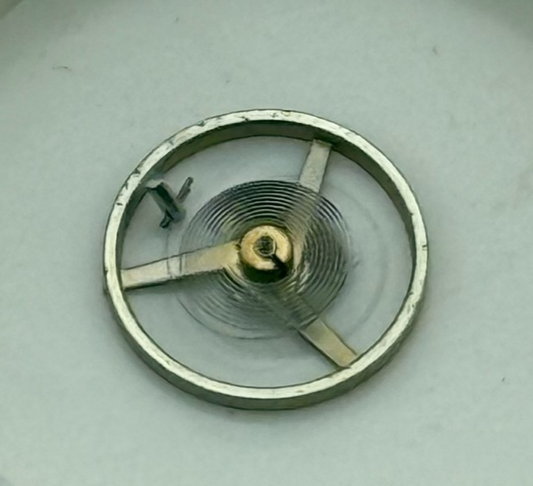 FEF 6620 Balance Wheel Complete And Spring 5 1/2''' 1449 M Watch Movement Parts 