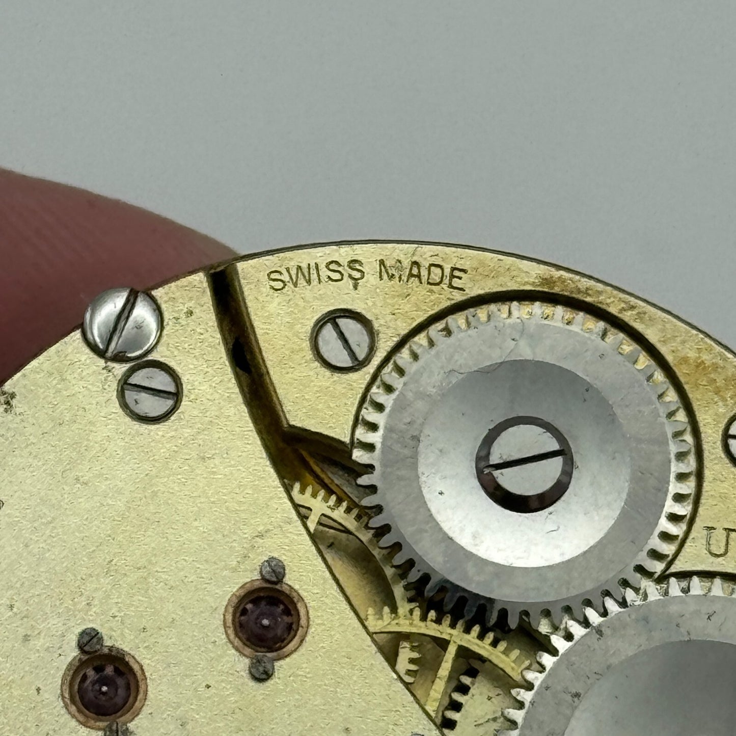 43mm Antique State US PAT.24MAY-1904 Swiss Hunter Pocket Watch Movement PARTS