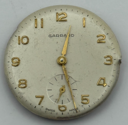 ETA 1120 Watch Movement Garrard Manual Wind Vintage Swiss Parts Repair 26.5mm