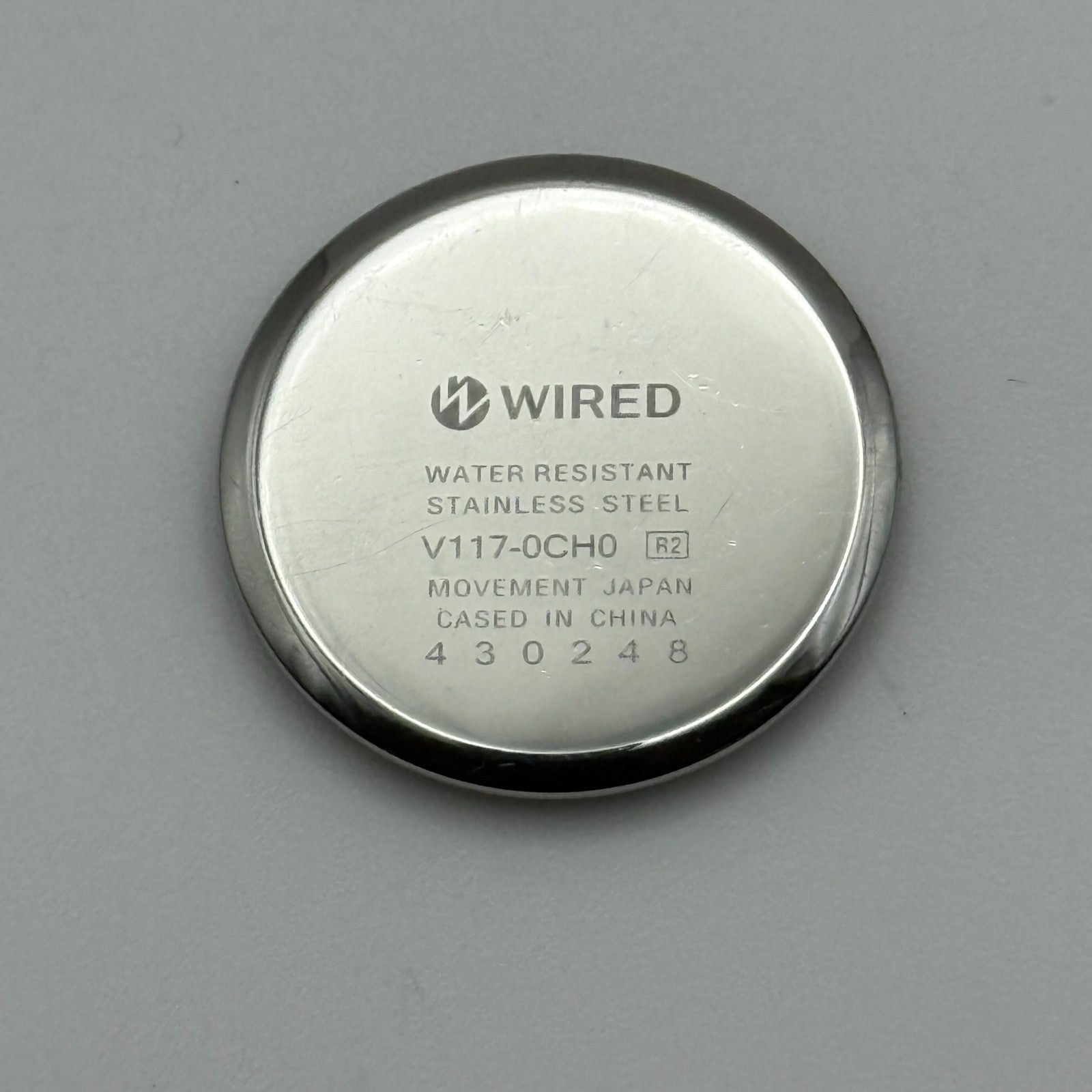 Seiko Wired Solar V117A Ladies Quartz Watch Gold Tone Bracelet 23mm UNTESTED