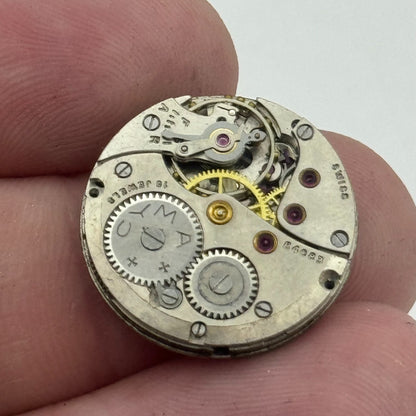 19.7mm Cyma Ref 424k Sub Seconds Manual Wind Watch Movement Swiss Vintage PARTS