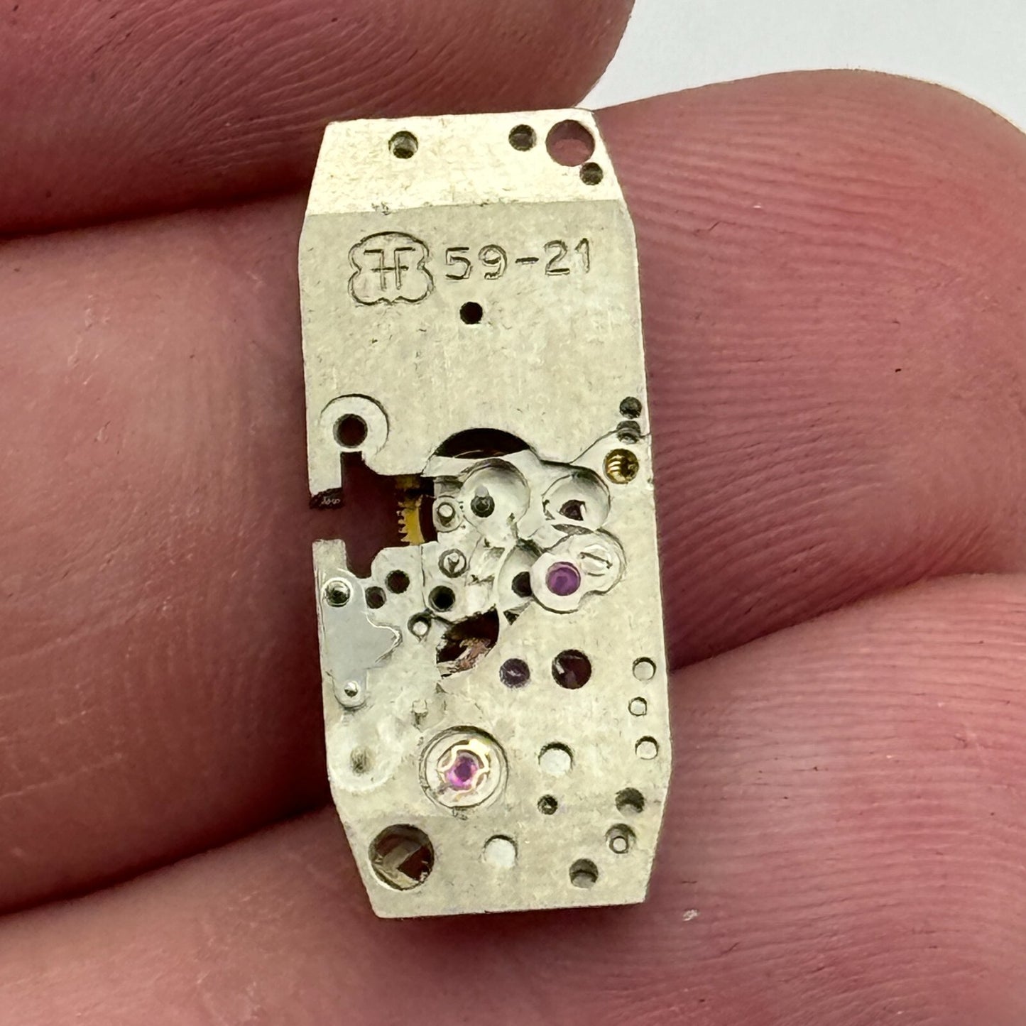 9mm Ladies FHF 59-21 Balance Intact Manual Wind Swiss Watch Movement PARTS SPARE