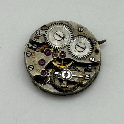 21.4mm Unidentified Interesting 15 Jewels Manual Wind Swiss Watch Movement PART