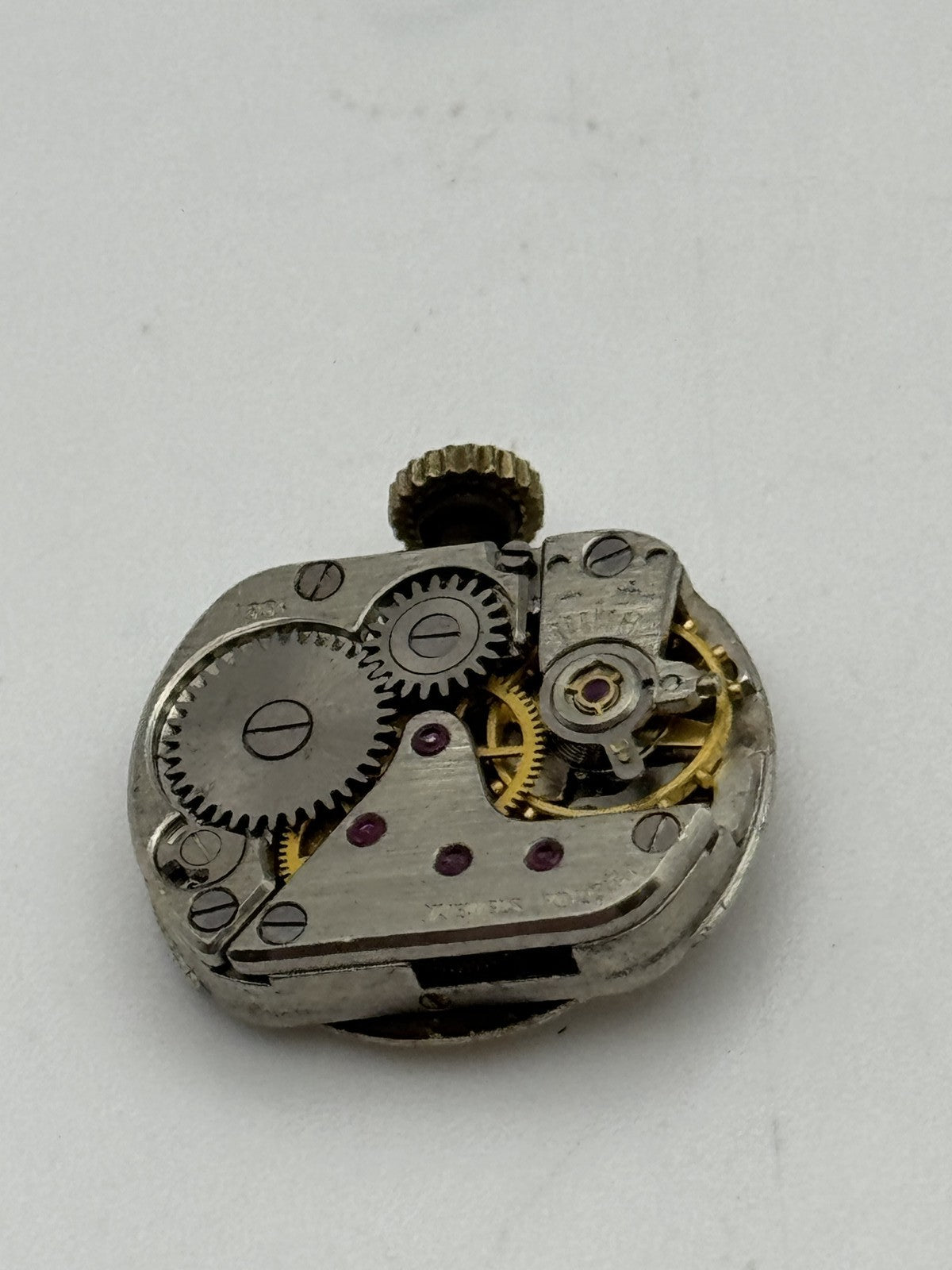 13.2mm Vintage Sekonda Slava 1601 Manual Wind Swiss Watch Movement PARTS REPAIR