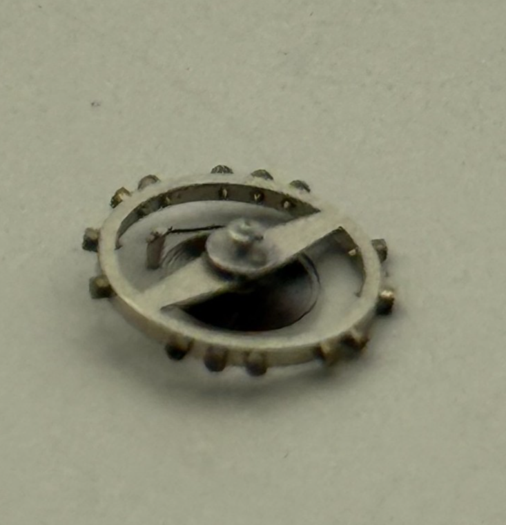 AS 1051 Balance Wheel Complete And Spring 5¼’’’ 34 M Watch Movement Parts NOS