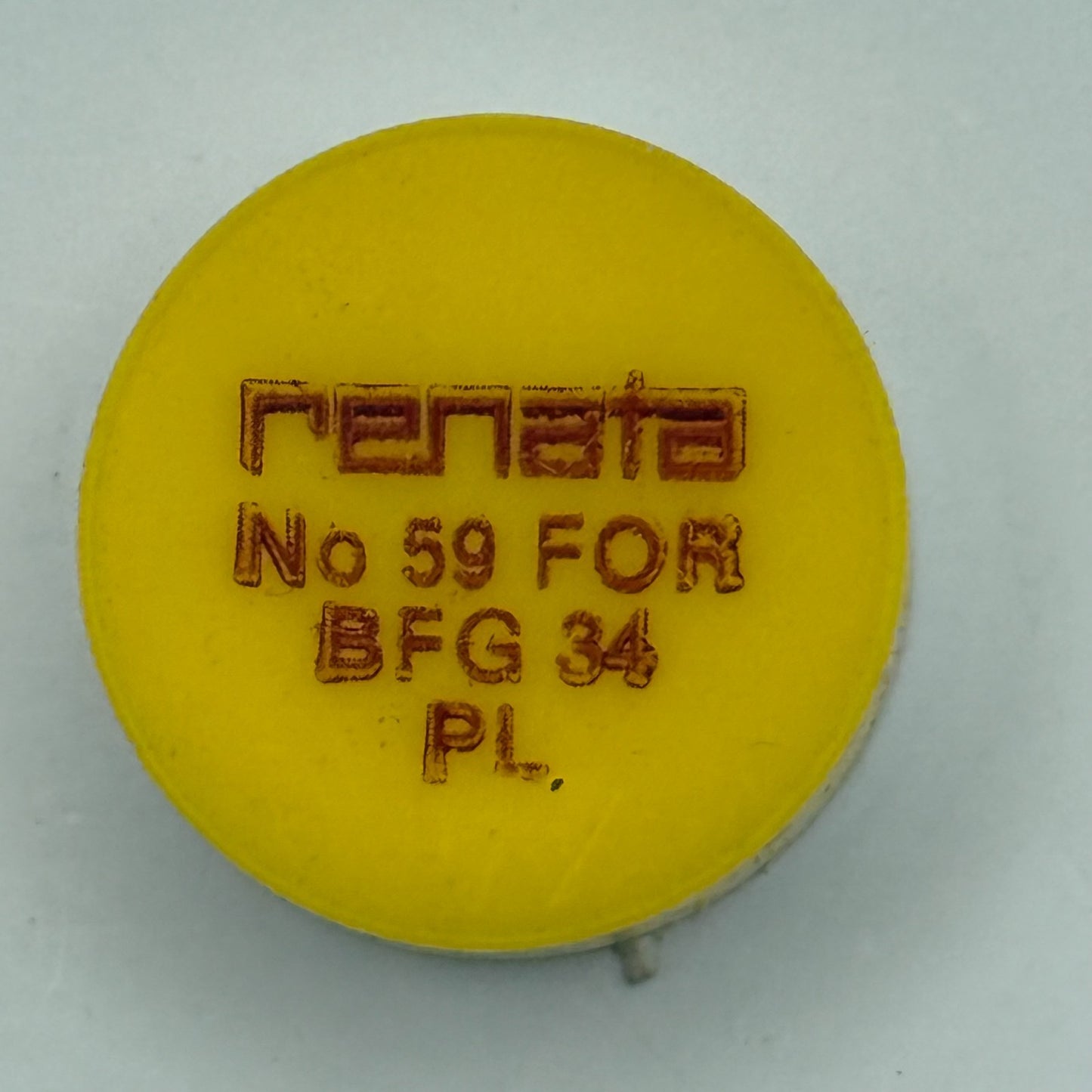 BFG 34 Balance Wheel Complete And Spring 59 Watch Movement Parts NOS