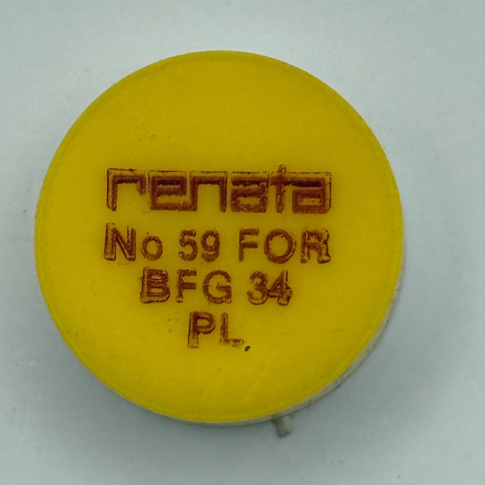 BFG 34 Balance Wheel Complete And Spring 59 Watch Movement Parts NOS