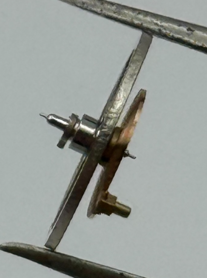 BFG 866 Balance Wheel Complete And Spring  DGT. 64 Watch Movement Parts NOS