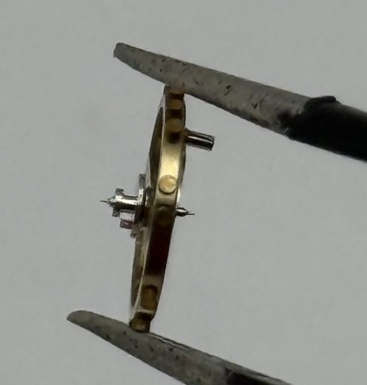 ETA 761 1201 Balance Wheel Complete And Spring  145 M Watch Movement Parts NOS