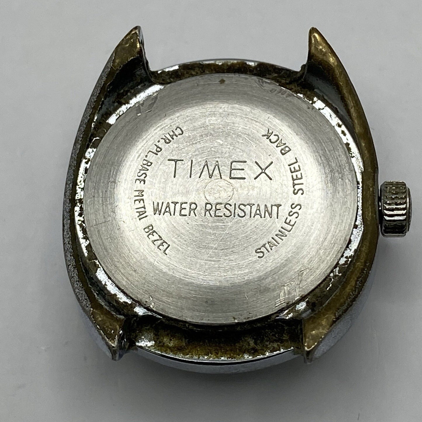 27mm Ladies Timex Sweep Seconds Date Dial GB Made Watch Head TO RESTORE