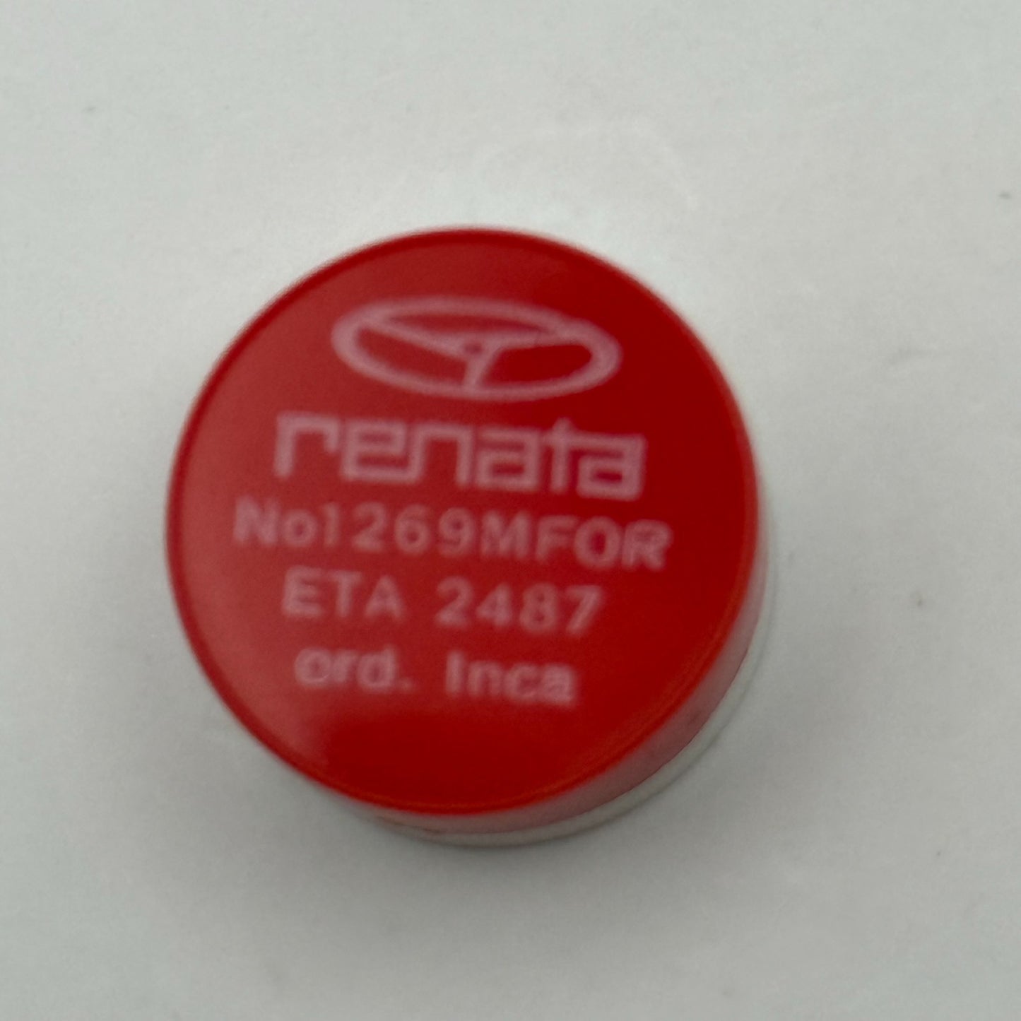 ETA 2487 Balance Wheel Complete And Spring  Ord + Inca 1269 M Watch Parts NOS