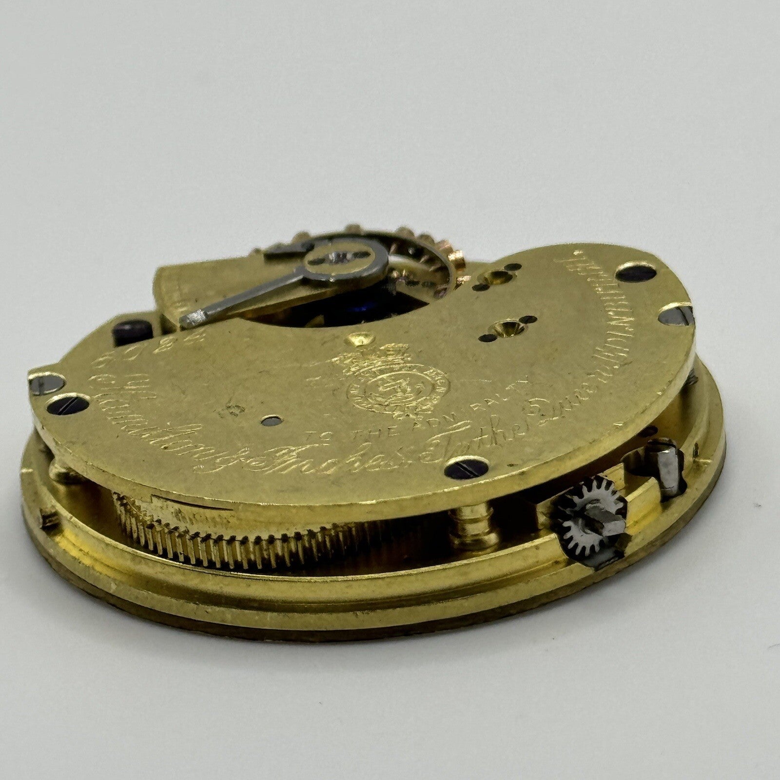 41.3mm Manual Wind Hamilton & Inches Edinburgh Pocket Watch Movement FOR PARTS