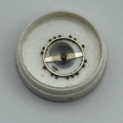 FHF 28 Balance Wheel Complete And Spring  10½’’’ Watch Movement Parts NOS