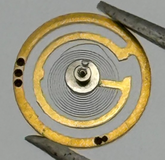 BFG 930 Balance Wheel Complete And Spring 7 3/4''' 1910 Watch Movement Parts 