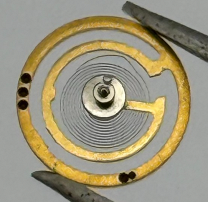 BFG 930 Balance Wheel Complete And Spring 7 3/4''' 1910 Watch Movement Parts 