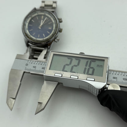 41mm Men’s Vintage Geneva Electra World Time Datomatic ES 55 Manual PARTS REPAIR