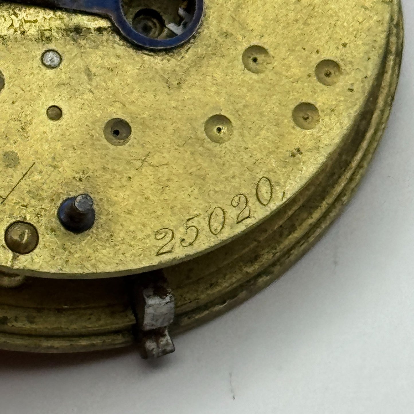 Fusee Pocket Watch Movement Antique English Key Wound Parts Repair Spares 46.7mm