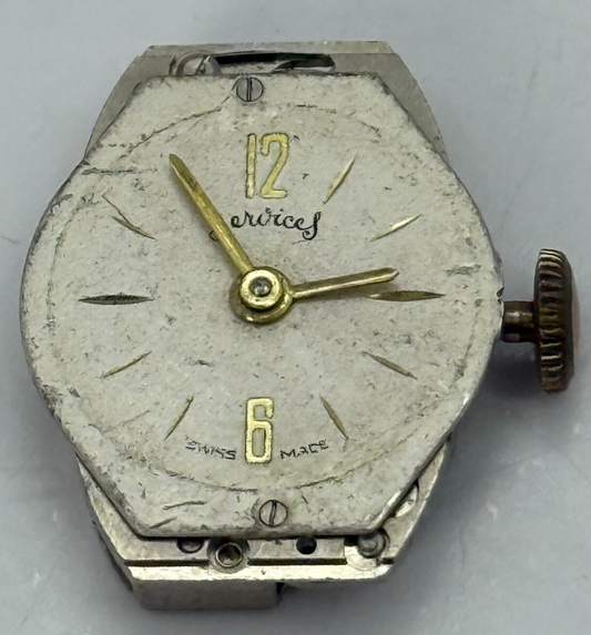 12.7mm Vintage Services Oris Cal 410 Manual Wind Watch Movement PARTS REPAIR