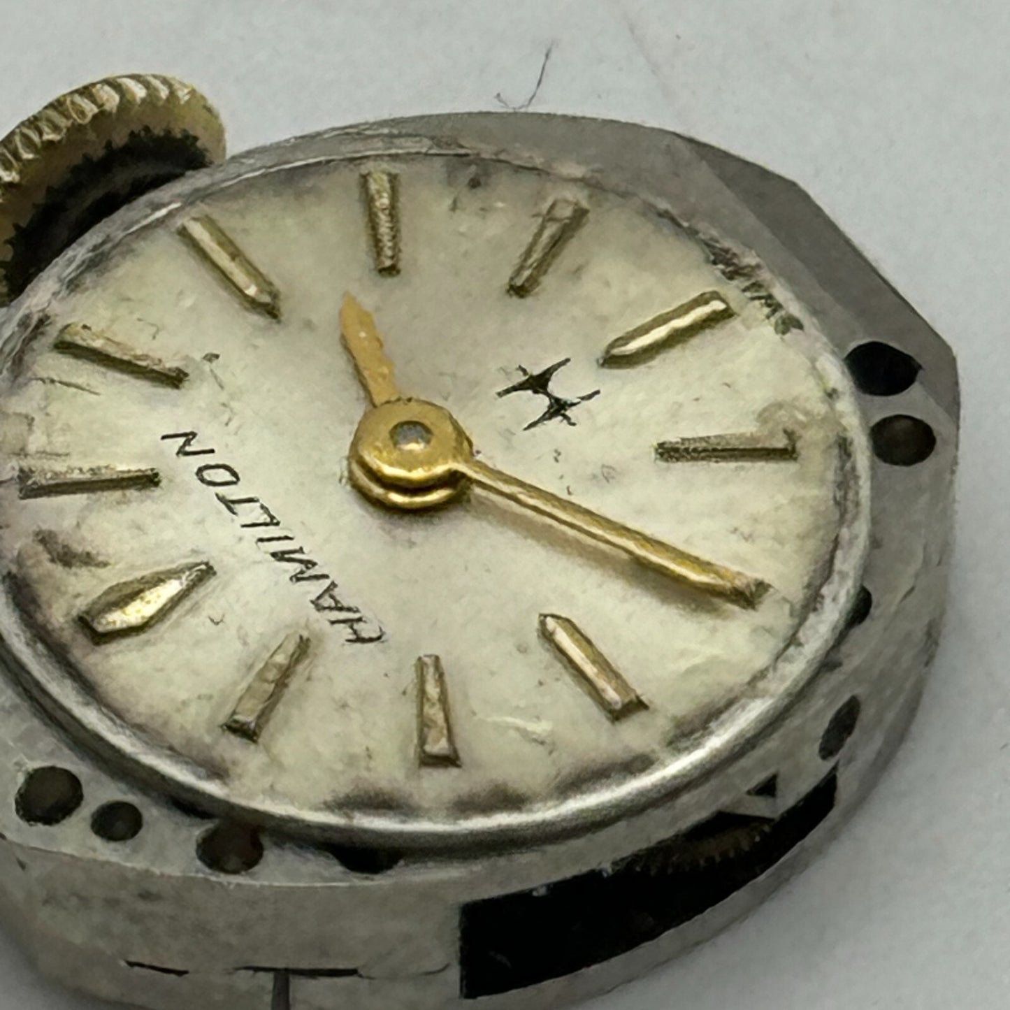 13mm Ladies Hamilton Cal 16 Swiss Manual Wind Vintage Watch Movement PARTS