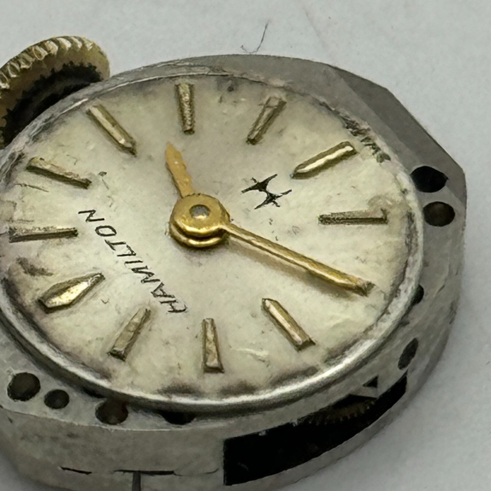 13mm Ladies Hamilton Cal 16 Swiss Manual Wind Vintage Watch Movement PARTS