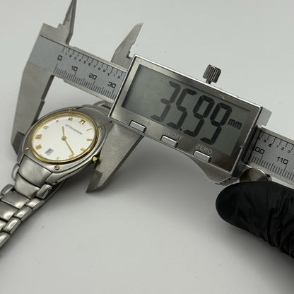 36mm Working Vintage Mens Aston Gerard 261267KM Swiss Date Dial Quartz Watch