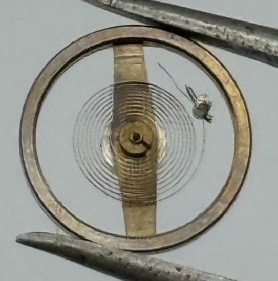 Oris 380 Balance Wheel Complete And Spring 6 3/4-8''' 398 M Watch Movement Parts