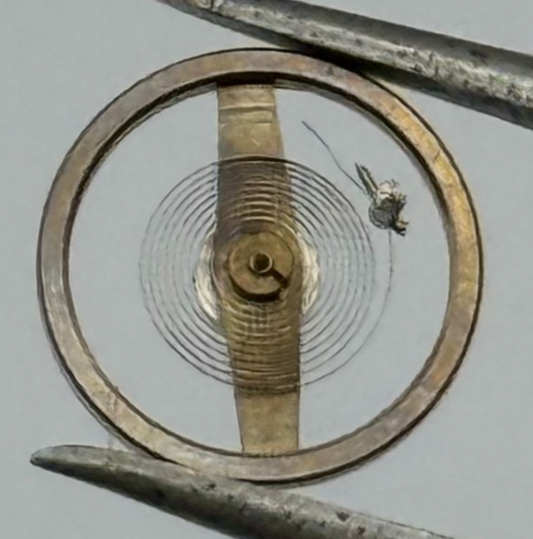 Oris 380 Balance Wheel Complete And Spring 6 3/4-8''' 398 M Watch Movement Parts