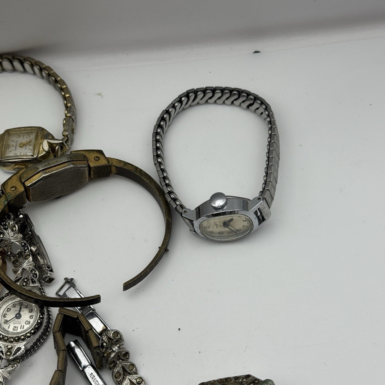 Bundle Of Vintage Ladies Watches Mechanical Wind Up Job Lot Parts Repair Spares