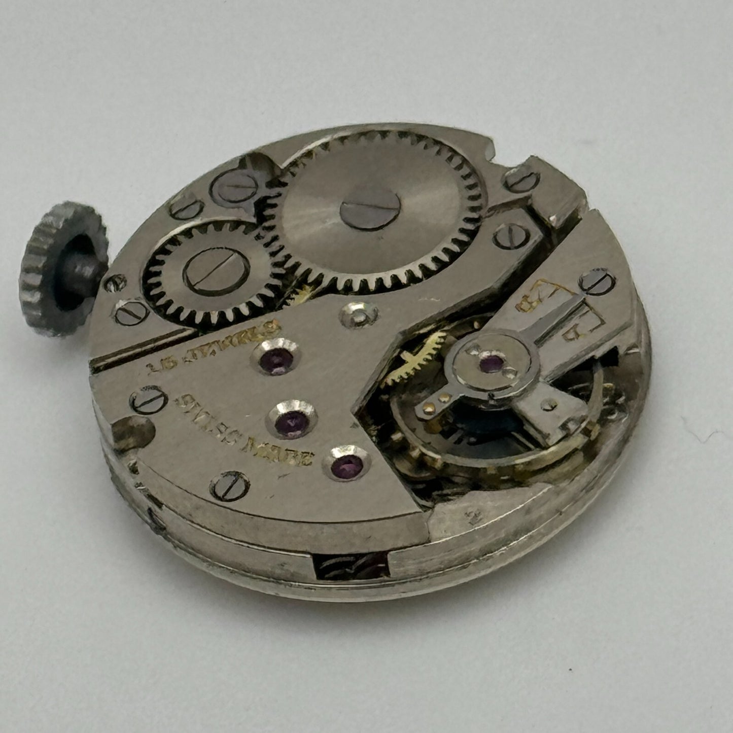 19.7mm Derby D 40 Mystery Dial Manual Wind Swiss Watch Movement PARTS SPARES