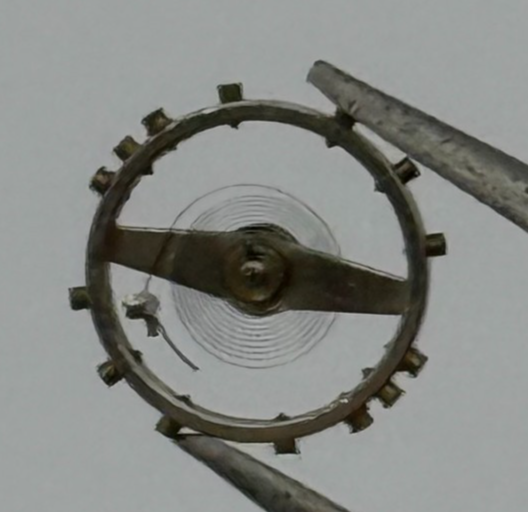 Peseux 150 Balance Complete 7¾''' Renata 278 Watch Movement Parts Vintage NOS