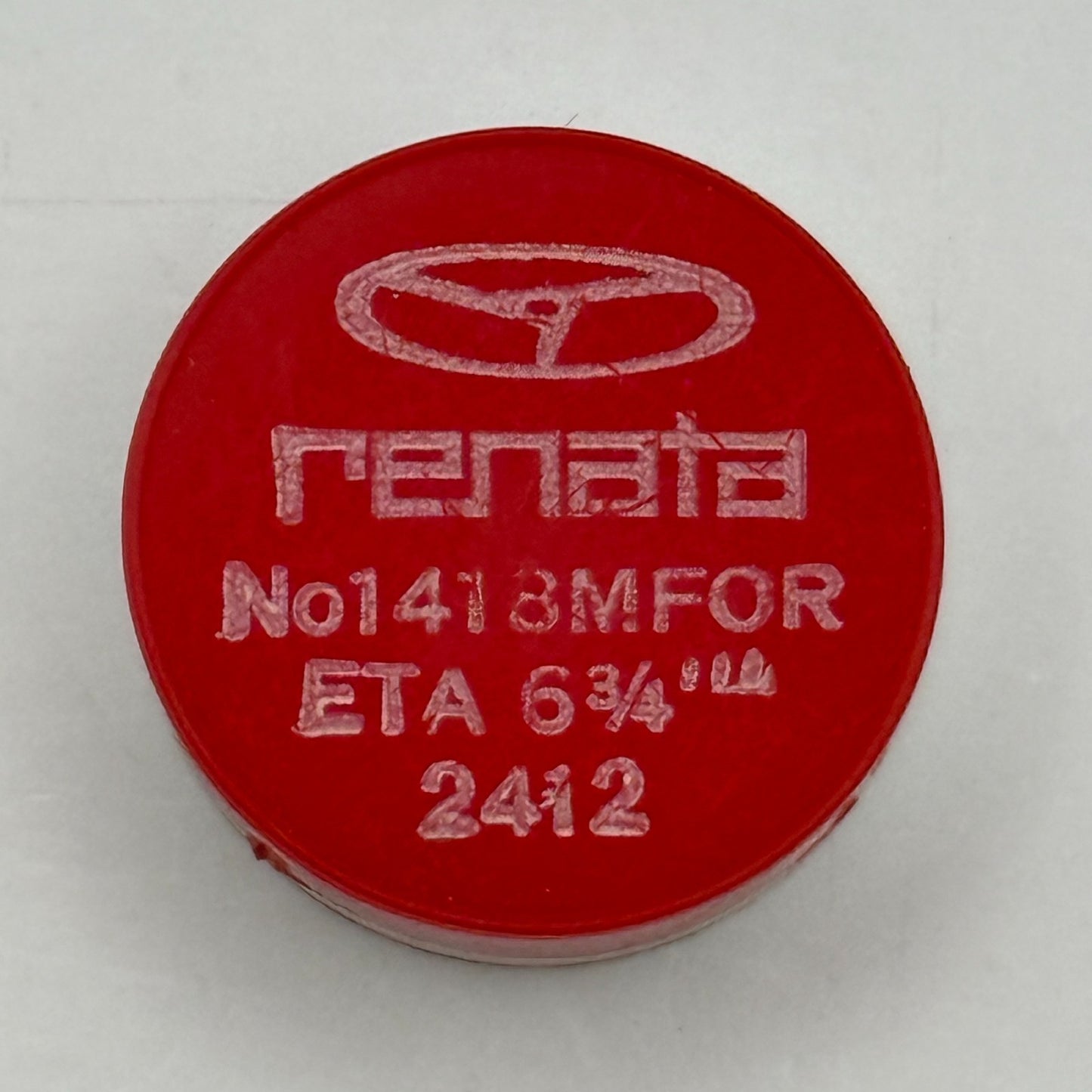 ETA 2412 Balance Wheel Complete And Spring 6 3/4''' 1418 M Watch Movement Parts 