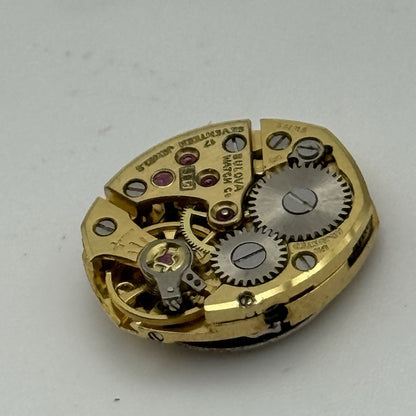 13mm Vintage Ladies Bulova 5BC Manual Wind Swiss Watch Movement PARTS REPAIR