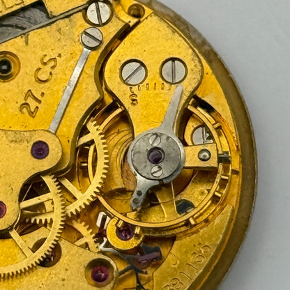 Smiths 27.CS. De Luxe Watch Movement Manual Wind Vintage Parts Repair 26.9mm